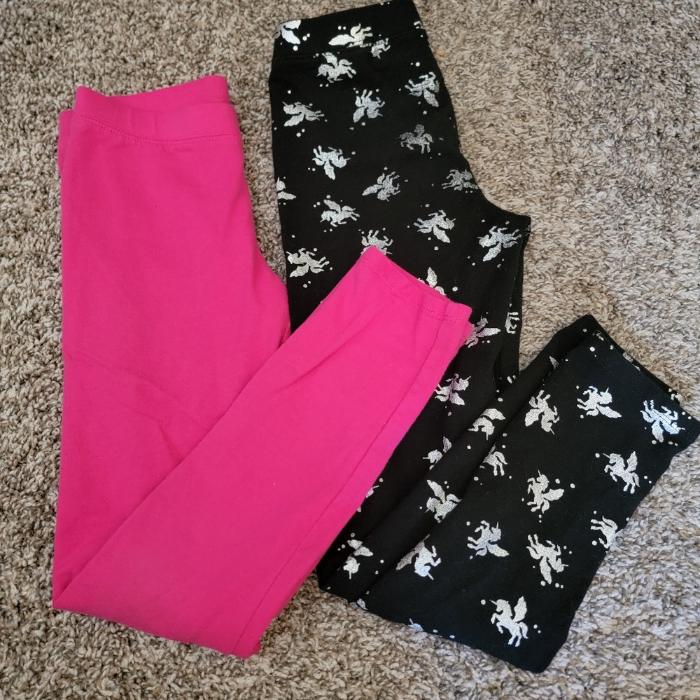 Girls Leggings (2 pair)